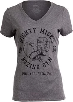 Mighty Mick's Boxing Gym 1976 | Philadelphia Boxer Gloves Top For Women T-Shirt -T-Shirt Store 41vEenDshEL. AC