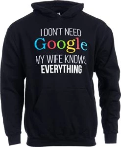 My Wife Knows Everything! | Funny Husband Dad Groom T-Shirt