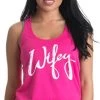 Wifey | Cute Bridal Wife Top, New Bride Wedding Women's Soft Racerback Tank-(Racerback,S) Hot Pink 1 Wifey | Cute Bridal Wife Top, New Bride Wedding Women's Soft Racerback Tank-(Racerback,S) Hot Pink -T-Shirt Store 41vKqNDTl2L