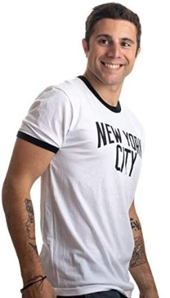 New York City | Iconic NYC Lennon Ringer Vintage Retro Style Men Women T-Shirt 9 New York City | Iconic NYC Lennon Ringer Vintage Retro Style Men Women T-Shirt -T-Shirt Store 41vXbNDlsAL