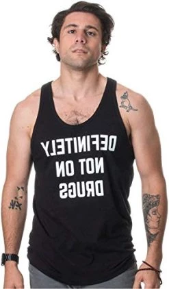 Definitely Not On Drugs | Funny Party, Rave, Festival Club Humor Unisex Tank Top