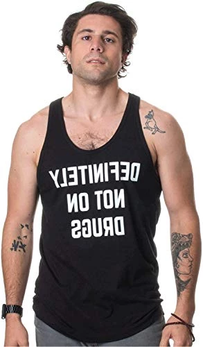 Definitely Not On Drugs | Funny Party, Rave, Festival Club Humor Unisex Tank Top 3 Definitely Not On Drugs | Funny Party, Rave, Festival Club Humor Unisex Tank Top