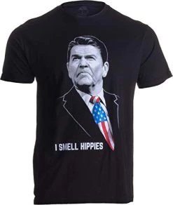 I Smell Hippies | Funny Ronald Reagan Conservative Merica USA Unisex
