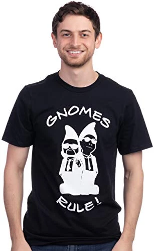 Gnomes Rule! | Officially Licensed The Land: Chaos Seeds LitRPG Mist Village Aleron Kong Unisex Men T-Shirt-(Adult,M) Black 2 Gnomes Rule! | Officially Licensed The Land: Chaos Seeds LitRPG Mist Village Aleron Kong Unisex Men T-Shirt-(Adult,M) Black