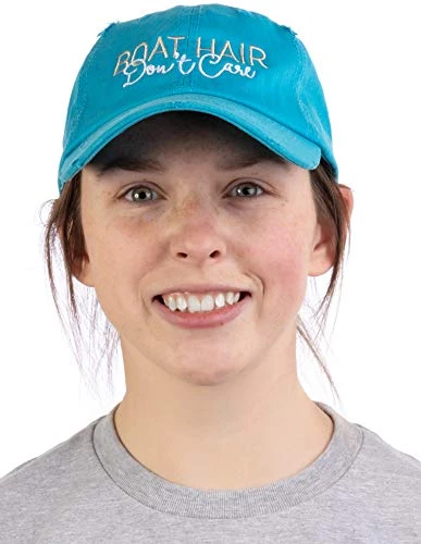 Boat Hair, Don't Care | Ponytail Dad Hat, Boating Lake Cute Pony Tail Low Cap 5 Boat Hair, Don't Care | Ponytail Dad Hat, Boating Lake Cute Pony Tail Low Cap - Image 3