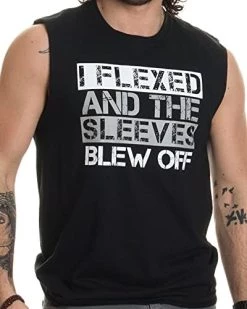 Flexed & The Sleeves Blew Off | Funny Weight Lifting, Body Builder Fell Tank Top -T-Shirt Store 41wx9N2YURL. AC