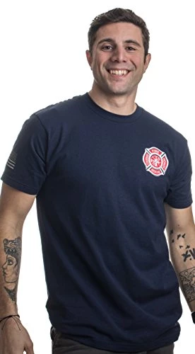 Firefighter Maltese Cross | Fire Fighter Rescue Courage Honor Red Line T-Shirt 4 Firefighter Maltese Cross | Fire Fighter Rescue Courage Honor Red Line T-Shirt - Image 3