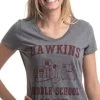 Hawkins Middle School A.V. Club | Vintage 80s AV Hawkin Women V-Neck T-Shirt Top 2 Hawkins Middle School A.V. Club | Vintage 80s AV Hawkin Women V-Neck T-Shirt Top -T-Shirt Store 41xc2UPsXFL 1
