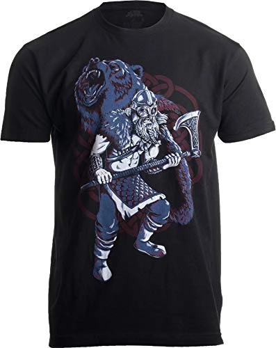 Viking Berserker, Bear Spirit | Valhalla Norse Nordic Mythology Warrior T-Shirt 4 Viking Berserker, Bear Spirit | Valhalla Norse Nordic Mythology Warrior T-Shirt - Image 2