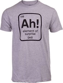 Ah! The Element Of Surprise | Funny Science Teacher Sarcastic Joke Saying Comment Phrase Men T-Shirt 11 Ah! The Element Of Surprise | Funny Science Teacher Sarcastic Joke Saying Comment Phrase Men T-Shirt -T-Shirt Store 41yF0FZbZ0L. AC