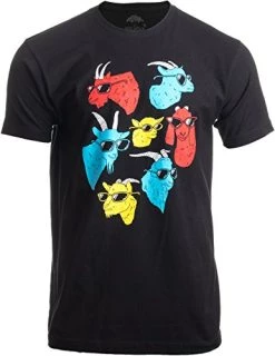 Goat Shirt | Funny Cool Farm Animal 4H Billy Pygmy Crazy For Men Women T-Shirt