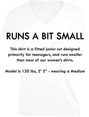 Just A Girl Who Loves Horses | Cute Girl Riding Rider V-Neck Young Women T-Shirt 8 Just A Girl Who Loves Horses | Cute Girl Riding Rider V-Neck Young Women T-Shirt - Image 6