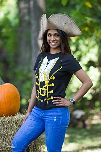 Pirate Costume | Jumbo Print Novelty Funny Caribbean Cruise Shirt Women's T-Shirt 6 Pirate Costume | Jumbo Print Novelty Funny Caribbean Cruise Shirt Women's T-Shirt - Image 4