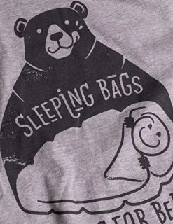 Sleeping Bags Are Burritos For Bears | Funny Hiking Hiker Camping Camper Outdoors Men Women Graphic Shirt -T-Shirt Store 511QGdulMsL