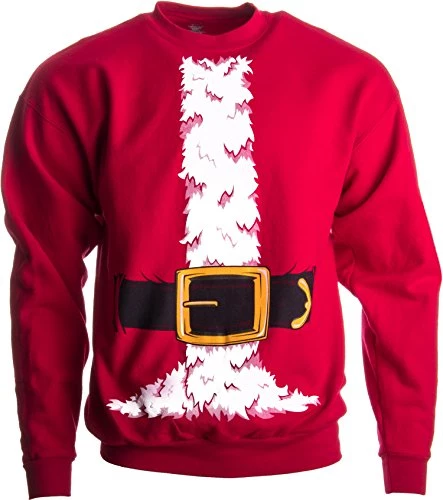 Santa Claus Costume | Novelty Christmas Sweater, Holiday Crewneck Sweatshirt 6 Santa Claus Costume | Novelty Christmas Sweater, Holiday Crewneck Sweatshirt - Image 4