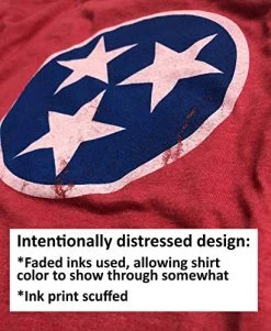 Tennessee Flag | Vintage Distressed Effect Tennesseean Volunteer State T-Shirt -T-Shirt Store 517MOxhgxPL