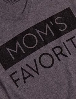 Mom's Favorite | Funny Daughter Sister Sibling Joke Mother's Day Holiday Family Humor V-Neck T-Shirt For Women -T-Shirt Store 517j8yqXViL