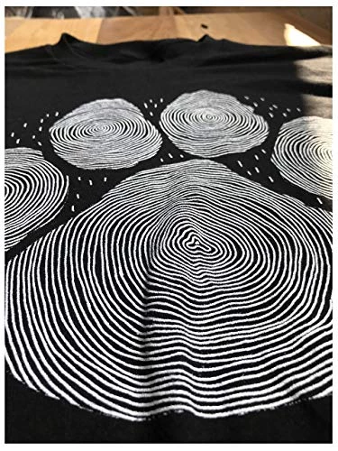 Paw Print Line Art | Artistic Illustration Nature Men Women Dog Cat Cool T-Shirt 5 Paw Print Line Art | Artistic Illustration Nature Men Women Dog Cat Cool T-Shirt - Image 3
