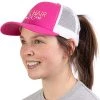 Boat Hair, Don't Care | Ponytail Trucker Hat, Boating Lake Cute Pony Tail Cap - Pink -T-Shirt Store 51CDTHe3YBL