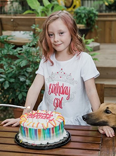 Birthday Girl Princess | Princess Party Tiara B-Day Top Girly Ruffle T-Shirt - (Ruffle,M) White 5 Birthday Girl Princess | Princess Party Tiara B-Day Top Girly Ruffle T-Shirt - (Ruffle,M) White - Image 3