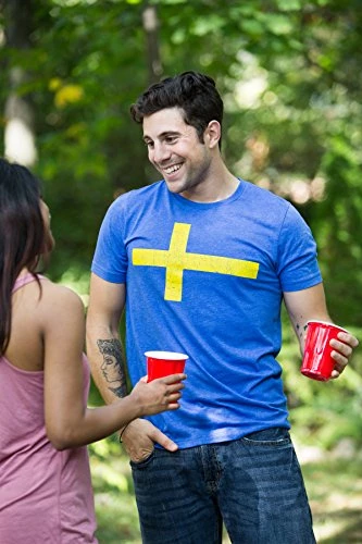 Swedish Flag | Vintage Style, Retro-Feel Sweden Flag & Kronor Unisex T-Shirt 6 Swedish Flag | Vintage Style, Retro-Feel Sweden Flag & Kronor Unisex T-Shirt - Image 4