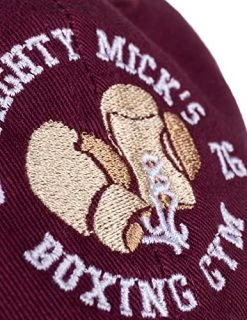 Mighty Mick's Boxing Gym 1976 | Philadelphia Boxer Vintage Style Gloves Baseball Dad Hat Maroon 11 Mighty Mick's Boxing Gym 1976 | Philadelphia Boxer Vintage Style Gloves Baseball Dad Hat Maroon -T-Shirt Store 51F5zFXmTWL