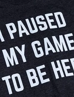 I Paused My Game To Be Here | Funny Video Gamer Humor Joke For Men Women T-Shirt -T-Shirt Store 51FGxUKKqwL 1