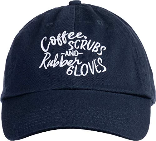 Coffee, Scrubs, Rubber Gloves | Funny Doctor Nurse Cute Baseball Dad Nursing Hat 3 Coffee, Scrubs, Rubber Gloves | Funny Doctor Nurse Cute Baseball Dad Nursing Hat