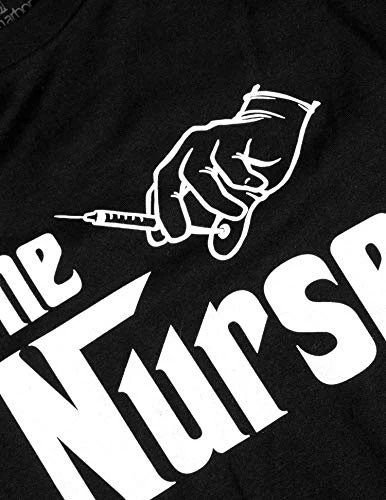 Ann Arbor T-shirt Co. The Nurse | Funny Nursing Medical Hospital Worker RN Joke ER Medicine Humor For Men Women-(Adult,2XL) Black 5 Ann Arbor T-shirt Co. The Nurse | Funny Nursing Medical Hospital Worker RN Joke ER Medicine Humor For Men Women-(Adult,2XL) Black - Image 4