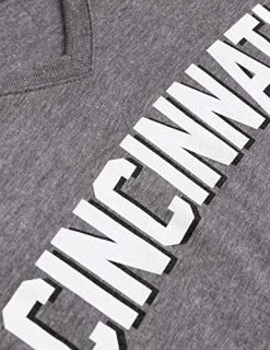 Cincinnati | Classic Retro Black Red Blue Grey Ohio City Pride Newport Fan Women's V-Neck T-Shirt Top T-Shirt 14 Cincinnati | Classic Retro Black Red Blue Grey Ohio City Pride Newport Fan Women's V-Neck T-Shirt Top T-Shirt -T-Shirt Store 51JebNQMIuL