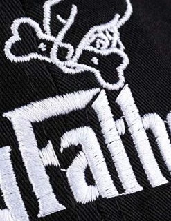 Ann Arbor T-shirt Co. The Dogfather | Funny Cute Dog Father Dad Owner Pet Doggo Pup Fun Humor Baseball Cap Hat -T-Shirt Store 51JvgfjxbOL