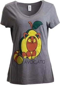 Avogato | Funny Cute Avocado Cat Joke Arigato Graphic V-Neck T-Shirt For Women 13 Avogato | Funny Cute Avocado Cat Joke Arigato Graphic V-Neck T-Shirt For Women -T-Shirt Store 51K5c2Wa3NL. AC 1