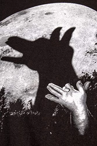 Wolf Shadow Puppet | Unique Moon Outdoor Hike Camp Funny Fun Men Women T-Shirt 7 Wolf Shadow Puppet | Unique Moon Outdoor Hike Camp Funny Fun Men Women T-Shirt - Image 5