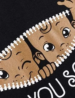 See You Soon (Twins)! | Cute Funny Maternity Pregnancy African American Baby Top Black T-Shirt For Pregnant Women -T-Shirt Store 51MG0avvnML