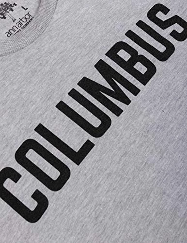 Columbus | Classic Retro City Grey Ohio OH Midwest Pride Men Women T-Shirt 6 Columbus | Classic Retro City Grey Ohio OH Midwest Pride Men Women T-Shirt - Image 4