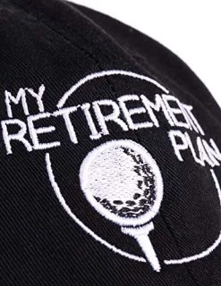 My (Golf) Retirement Plan | Funny Saying Golfing Shirt Golfer Ball Humor For Men Baseball Dad Hat Black -T-Shirt Store 51PC1GZm1yL