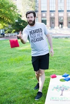 Bearded For Her Pleasure | Funny Beard, Men's Facial Hair Humor Unisex T-Shirt -T-Shirt Store 51PWHiLNPbL