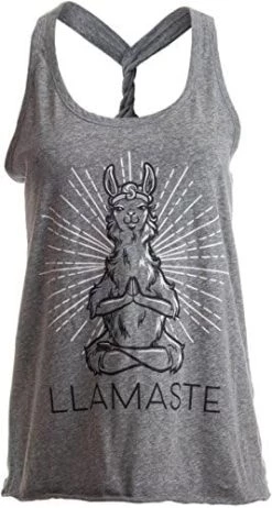 Llamaste | Cute, Funny Yoga Llama Namaste Workout Racerback Tank Top For Women 17 Llamaste | Cute, Funny Yoga Llama Namaste Workout Racerback Tank Top For Women -T-Shirt Store 51Q8mq1QTbL. AC