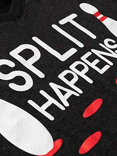 Split Happens | Funny Bowling Team, Bowler Pin Humor Women Fun Girly Top T-Shirt 5 Split Happens | Funny Bowling Team, Bowler Pin Humor Women Fun Girly Top T-Shirt - Image 3