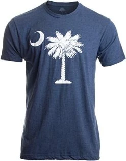 South Carolina Flag | Palmetto Moon Carolinian SC Charleston Men Women T-Shirt -T-Shirt Store 51TUE5PxXRL. AC