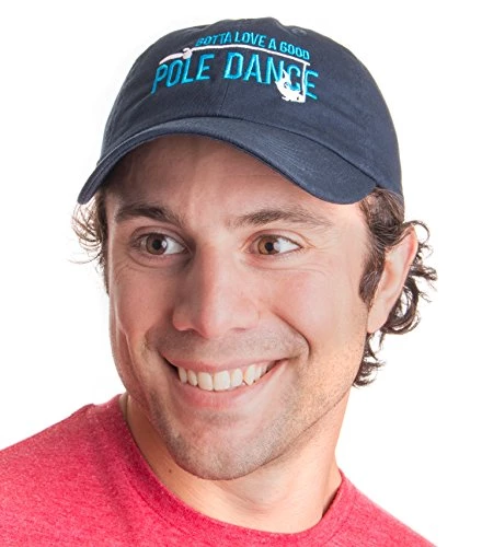 Gotta Love A Good Pole Dance | Funny Fishing Humor Fisherman Baseball Hat Cap Navy Blue 7 Gotta Love A Good Pole Dance | Funny Fishing Humor Fisherman Baseball Hat Cap Navy Blue - Image 5