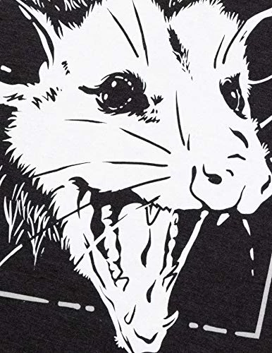 Adopt, Don't Shop Screaming Opposum | Funny Sarcastic Saying Phrase Women V-Neck T-Shirt-(Vneck,S) Vintage Black 6 Adopt, Don't Shop Screaming Opposum | Funny Sarcastic Saying Phrase Women V-Neck T-Shirt-(Vneck,S) Vintage Black - Image 4