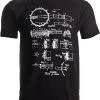 Original 1885 Banjo Patent Drawing | Banjo Player History Art Unisex T-Shirt-(Adult,L) Black