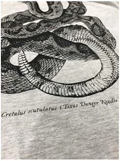 Texas Danger Noodle | Vintage Rattlesnake Biology Art Funny Snake Men Women T-Shirt -T-Shirt Store 51dxf8agp6L