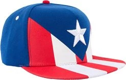 Epic Puerto Rico Flag Snapback Hat | Puerto Rican Boricua Unisex Baseball Cap