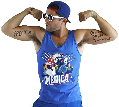 Merica | Epic USA Patriotic American Party Unisex 'Merica Tank Top Men Women 5 Merica | Epic USA Patriotic American Party Unisex 'Merica Tank Top Men Women - Image 3