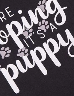 We're Hoping It's A Puppy | Cute Funny Maternity Pregnancy Baby Scoop Neck Top T-Shirt For Pregnant Women -T-Shirt Store 51fTISZrIwL