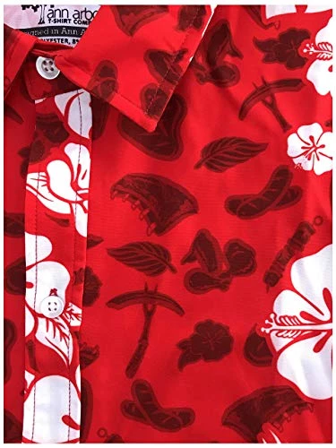 Meats In The Sun | Funny BBQ Grilling Hawaiian Button Down Polo Party Shirt Men-(Collar,XL) 4 Meats In The Sun | Funny BBQ Grilling Hawaiian Button Down Polo Party Shirt Men-(Collar,XL) - Image 2