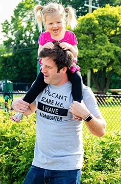 You Can't Scare Me, I Have Daughters | Funny Dad Daddy Cute Joke Men T-Shirt -T-Shirt Store 51gh4rQbYaS