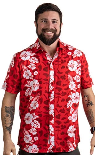 Meats In The Sun | Funny BBQ Grilling Hawaiian Button Down Polo Party Shirt Men-(Collar,XL) 5 Meats In The Sun | Funny BBQ Grilling Hawaiian Button Down Polo Party Shirt Men-(Collar,XL) - Image 3